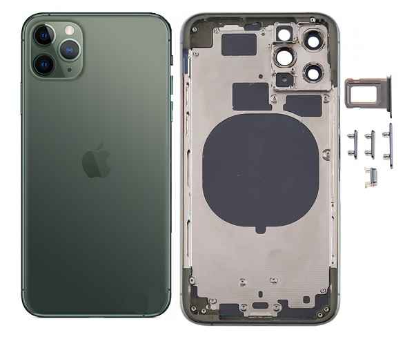 Apple iPhone 11 Pro Max Rear Housing Panel Module Grey Cellspare - Main Image