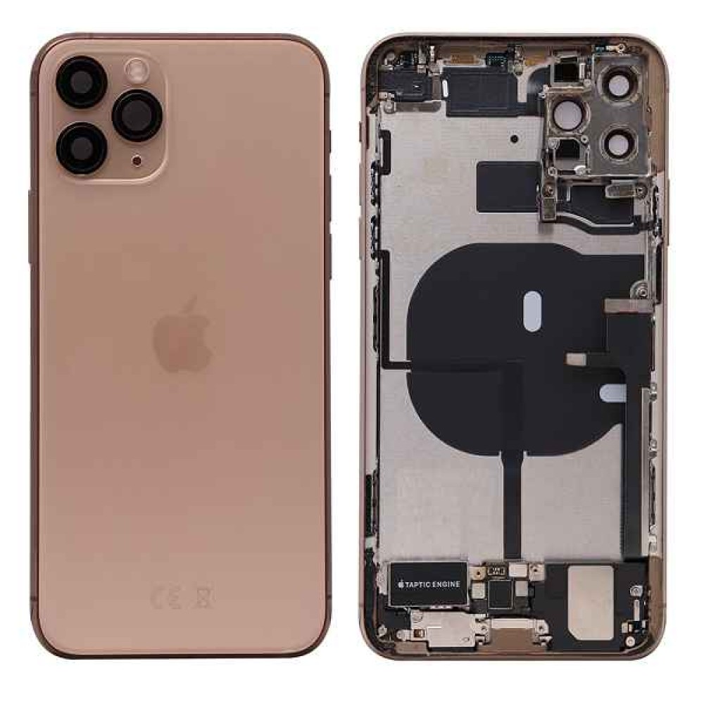 Apple iPhone 11 Pro Max Rear Housing Panel Module Gold Cellspare