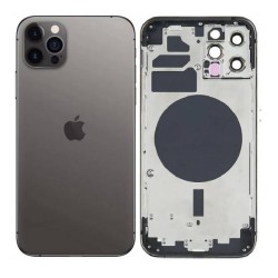 Full Housing Body Panel For Apple iPhone 12 Pro Black | ORIGINAL