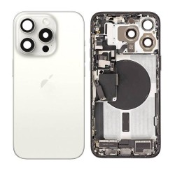 Apple iPhone 15 Pro Max Full Housing White Titanium - ORIGINAL
