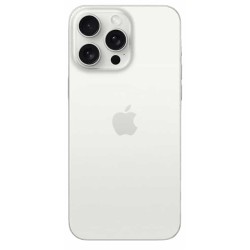 Apple iPhone 15 Pro Max Rear Housing Panel Battery Door - White Titanium