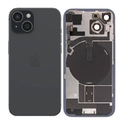 Apple iPhone 15 Rear Housing Battery Door - Black Apple iPhone 15 Rear Housing Battery Door - Black