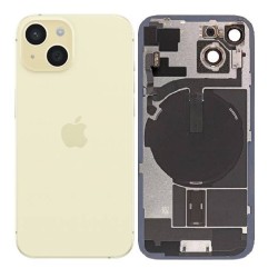 Apple iPhone 15 Rear Housing Battery Door - Yellow Apple iPhone 15 Rear Housing Battery Door - Yellow