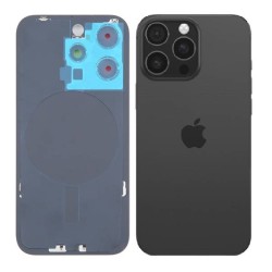 Apple iPhone 16 Pro Max Rear Housing Back Panel Cover Black | ORIGINAL