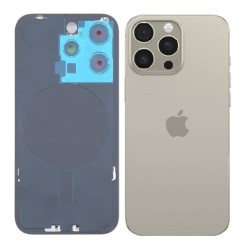 Apple iPhone 16 Pro Max Rear Housing Back Panel Cover Natural Titanium | ORIGINAL