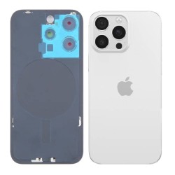 Apple iPhone 16 Pro Max Rear Housing Back Panel Cover White | ORIGINAL