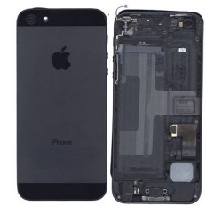 Apple iPhone 5S Rear Housing Panel Battery Door Module - Black
