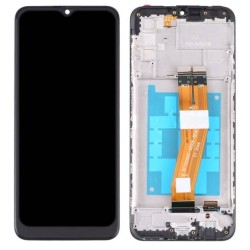 Samsung Galaxy A03s LCD Display With Frame Black | ORIGINAL