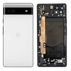 Google Pixel 6a Rear Housing Panel Battery Module - Chalk
