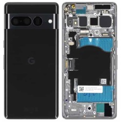 Google Pixel 7 Pro Rear Full Housing Panel Battery Door Cover Module - Black