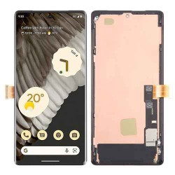 Google Pixel 7 Pro LCD Screen With Frame Module - White