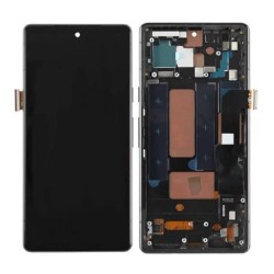 LCD Screen Display With Frame For Google Pixel 7a Black | ORIGINAL