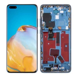 Huawei P40 Pro LCD Screen With Frame Module - Blue