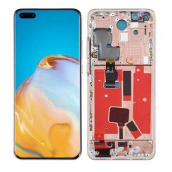 Huawei P40 Pro LCD Screen With Frame Module - Gold