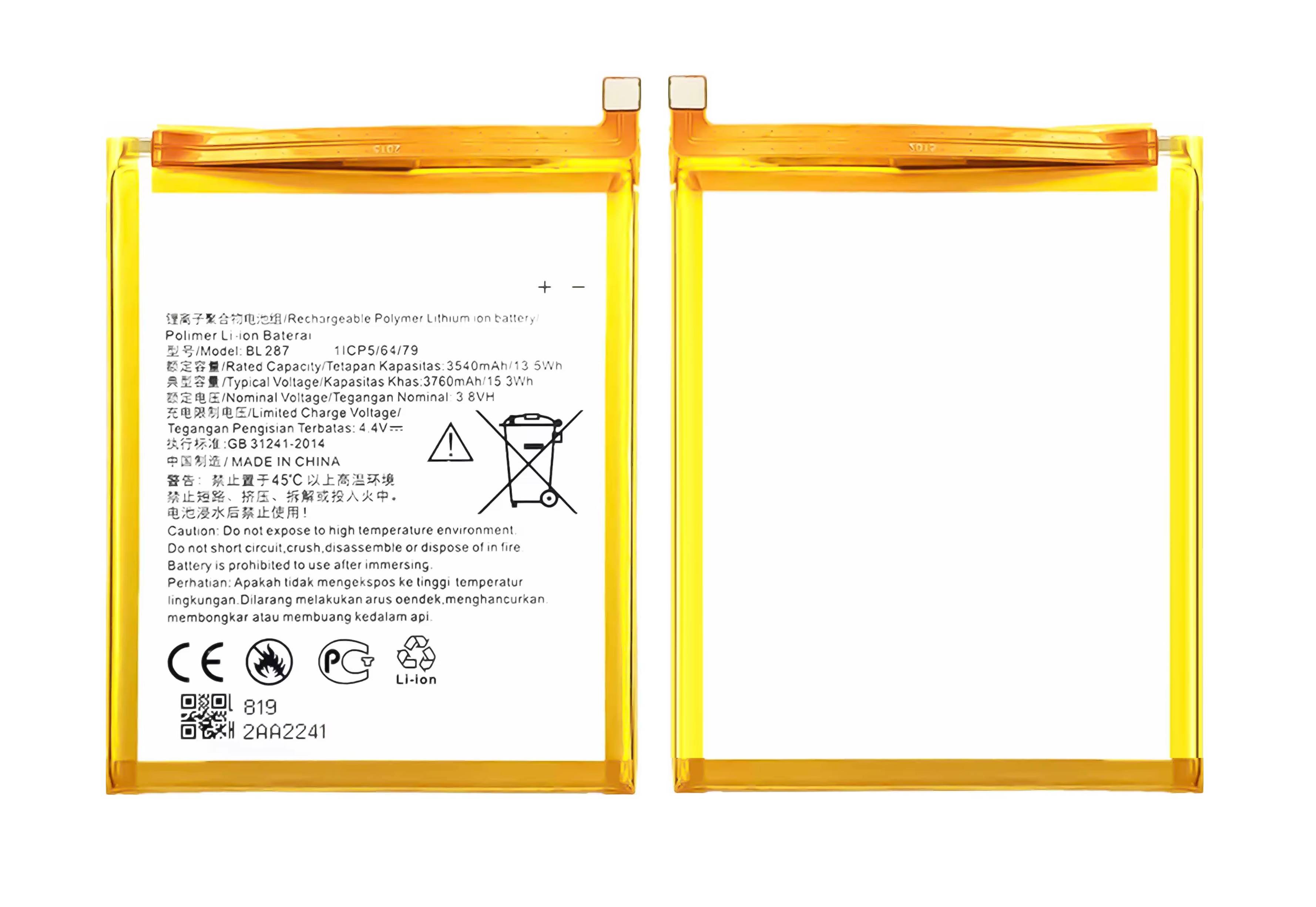 Lenovo K5 Note 2018 Battery ORIGINAL Cellspare