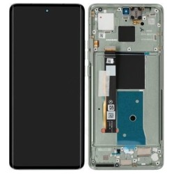 Motorola Edge 40 LCD Screen Display With Frame - Nebula Green