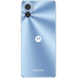 Motorola Moto E22 Rear Housing Panel Module - Crystal Blue