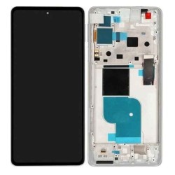 Motorola Moto X30 Pro LCD Screen With Frame Module - White