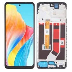LCD Display With Frame Black For Oppo A1 5G | High Quality | Replacement