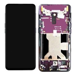 Oppo Find X LCD Screen With Frame Module - Bordeaux Red