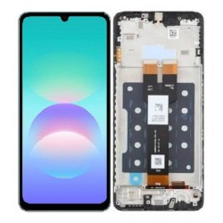 Samsung Galaxy A08 4G LCD Screen Display With Frame Navy Blue - ORIGINAL