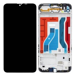 Samsung Galaxy A10s LCD Screen With Frame - Black