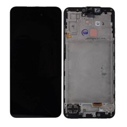 LCD Screen Display With Frame For Samsung Galaxy A17 5G Black | ORIGINAL