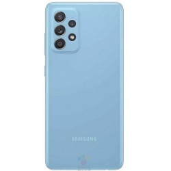 Samsung Galaxy A52 Rear Housing Panel Battery Door Module - Awesome Blue