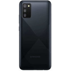Samsung Galaxy F02s Rear Housing Panel Battery Door - Ceramic Black
