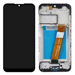 Samsung Galaxy M01s LCD Screen With Frame Module - Black