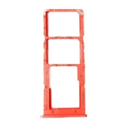Samsung Galaxy M02 Sim Card Tray - Red