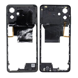 Front Frame Middle Chassis For Samsung Galaxy M07 Black | ORIGINAL