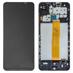 Samsung Galaxy M12 LCD Screen With Frame Module - Black