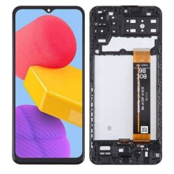 Samsung Galaxy M13 (India) LCD Screen Display With Frame Brown - ORIGINAL