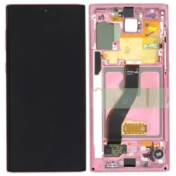 Samsung Galaxy Note 10 N970F LCD Display With Frame - Pink | ORIGINAL