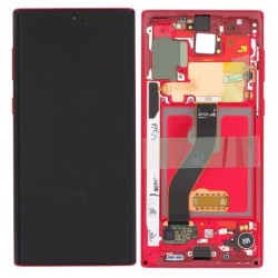 Samsung Galaxy Note 10 N970F LCD Display With Frame - Red | ORIGINAL