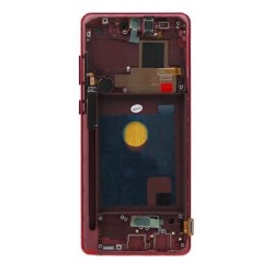 Samsung Galaxy Note 10 Lite N770F Middle Frame Chassis Red - ORIGINAL