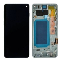 LCD Screen Display With Frame For Samsung Galaxy S10 White | ORIGINAL LCD Screen Display With Frame For Samsung Galaxy S10 White | ORIGINAL