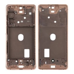 Samsung Galaxy S20 FE 2020 Middle Frame Chassis Orange - ORIGINAL