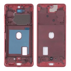 Samsung Galaxy S20 FE Middle Frame Chassis Red - ORIGINAL