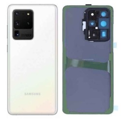 Samsung Galaxy S20 Ultra 5G Rear Housing Back Panel Module - Cloud White