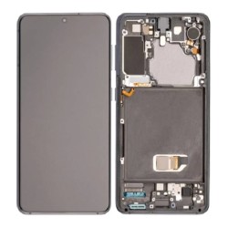 Samsung Galaxy S21 5G LCD Screen Display With Frame Gray - ORIGINAL Samsung Galaxy S21 5G LCD Screen Display With Frame Gray - ORIGINAL