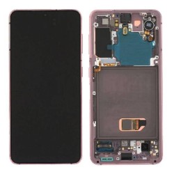 Samsung Galaxy S21 5G LCD Screen Display With Frame Pink - ORIGINAL Samsung Galaxy S21 5G LCD Screen Display With Frame Pink - ORIGINAL