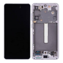 LCD Screen With Frame For Samsung Galaxy S21 FE 5G Lavender | ORIGINAL