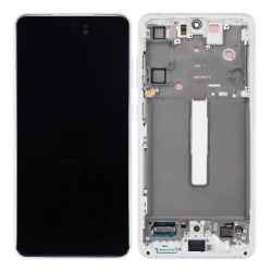 Samsung Galaxy S21 FE 5G LCD Screen With Frame White - ORIGINAL Samsung Galaxy S21 FE 5G LCD Screen With Frame White - ORIGINAL