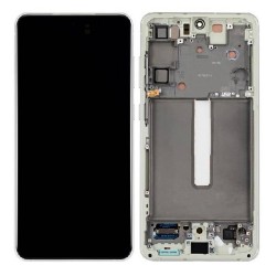 LCD Screen With Frame For Samsung Galaxy S21 FE 5G Olive | ORIGINAL