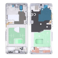 Samsung Galaxy S21 Ultra 5G Middle Frame Chassis Silver - ORIGINAL