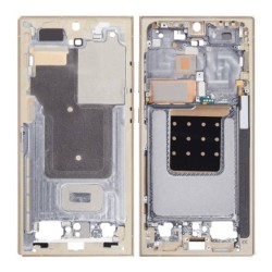 Middle Frame Chassis For Samsung Galaxy S24 Ultra Yellow | ORIGINAL