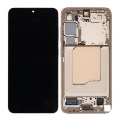 Samsung Galaxy S25 LCD Screen Display With Frame Gold - ORIGINAL Samsung Galaxy S25 LCD Screen Display With Frame Gold - ORIGINAL
