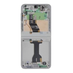 Middle Frame Chassis For Samsung Galaxy Z Flip 7 FE 5G White | ORIGINAL Middle Frame Chassis For Samsung Galaxy Z Flip 7 FE 5G White | ORIGINAL